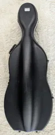 Bellafina ABS Plastic Molded Lightweight Cello Case with Wheels 3/4 Size - Blem