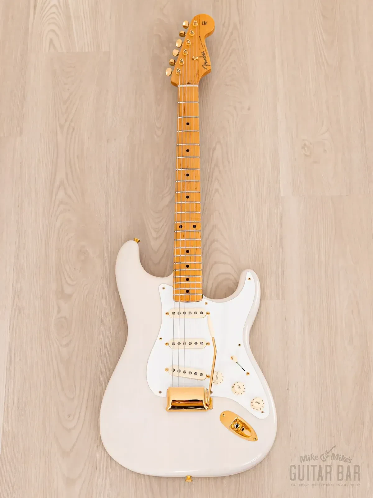 Электрогитара Fender American Vintage 1957 Commemorative Mary Kaye Stratocaster SSS White Blonde w/case USA 2007