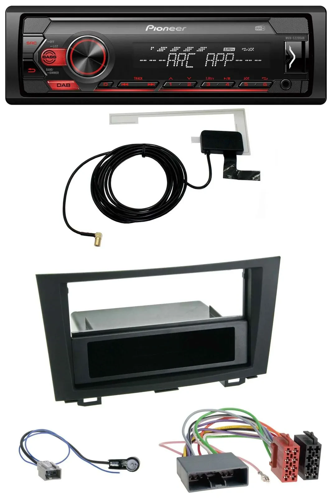 Автомагнитола для Honda CR-V (с 2007) Pioneer 1DIN USB DAB MP3 AUX