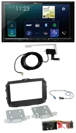 Автомагнитола для Alfa Romeo Giulietta 940 Pioneer 2DIN DAB USB MP3 Bluetooth