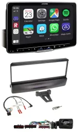 Автомагнитола для Ford Escort/Focus Alpine Bluetooth USB DAB черная