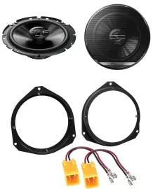 Pioneer 300Watt 2-Wege 16,5cm Lautsprecher für Alfa Romeo Citroen Fiat Peugeot T