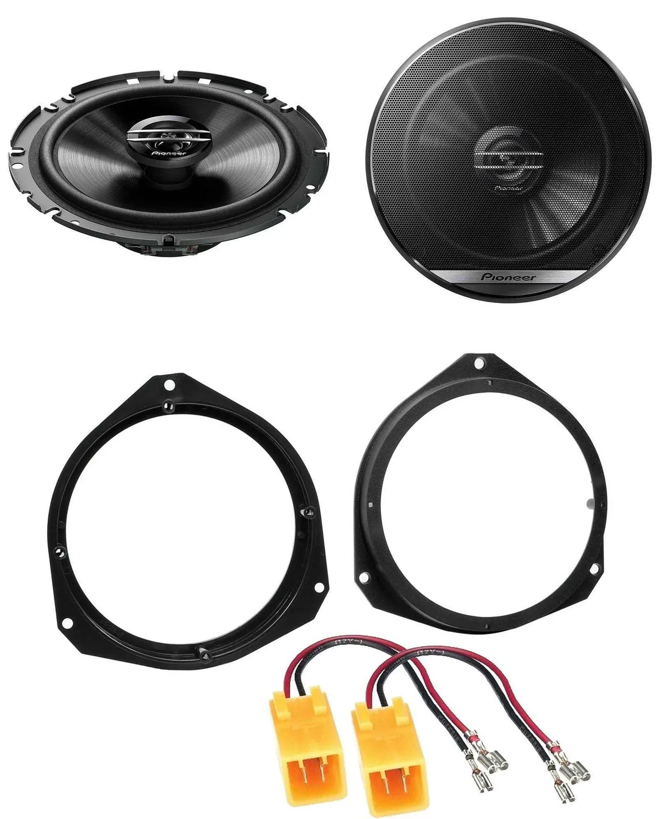 Pioneer 300Watt 2-Wege 16,5cm Lautsprecher für Alfa Romeo Citroen Fiat Peugeot T