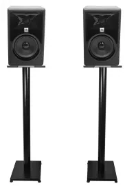 Активный студийный монитор JBL 306PMKII Black со стойкой (пара)