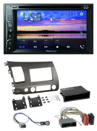 Pioneer Bluetooth 2DIN USB DVD DAB MP3 Autoradio für Honda Civic Hybrid FD3 06-1