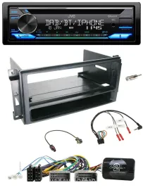 Автомагнитола JVC Bluetooth USB DAB CD для Chrysler, Dodge, Jeep, совместим с кнопками на руле