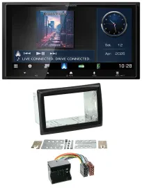 Kenwood Bluetooth 2DIN USB DAB MP3 Autoradio für Renault Megane 2009-2010