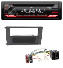 JVC CD DAB USB Bluetooth MP3 Autoradio für Porsche Cayenne (2002-2007)