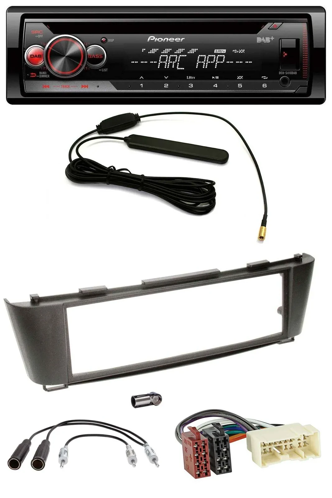 Pioneer CD USB AUX DAB MP3 Autoradio für Nissan Almera (ab 2003)