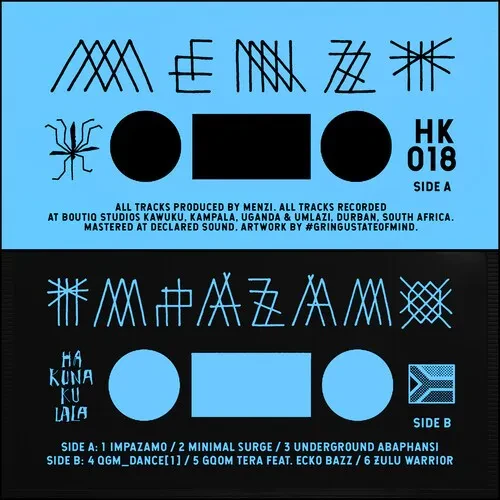 Виниловая пластинка Menzi - Impazamo [New 12" Vinyl] Extended Play