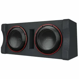 Kenwood P-XW1221DHP Dual 12” Pre-loaded High-Power Car Audio Subwoofer Enclosure