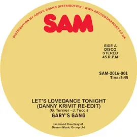Виниловая пластинка Gary's Gang - Let's Lovedance Tonight (Danny Krivit Re-Edit) [New 12" Vinyl]