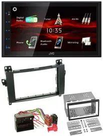 JVC USB Bluetooth MP3 DAB 2DIN Autoradio für Mercedes A-Klasse W169 C169
