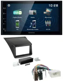 Автомагнитола Kenwood 2DIN Bluetooth, USB, DAB, MP3 для Mitsubishi L200 (2006–2015)
