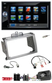 Автомагнитола Blaupunkt 2DIN USB Bluetooth TMC Navigation для Hyundai i20 (2009–2012), поддержка кнопок на руле