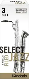 Трость для саксофона баритон Rico Select Jazz RSF05BSX3S