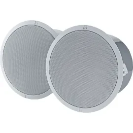 Electro-Voice EVID-C6.2 6.5" 2-Way Speaker with Ti Coated Tweeter, White, Pair