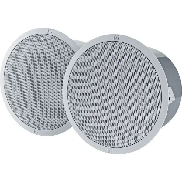 Electro-Voice EVID-C6.2 6.5" 2-Way Speaker with Ti Coated Tweeter, White, Pair