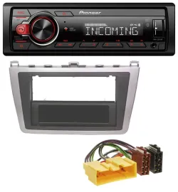 Pioneer Bluetooth USB DAB MP3 Autoradio für Mazda 6 (08-12) silber schwarz
