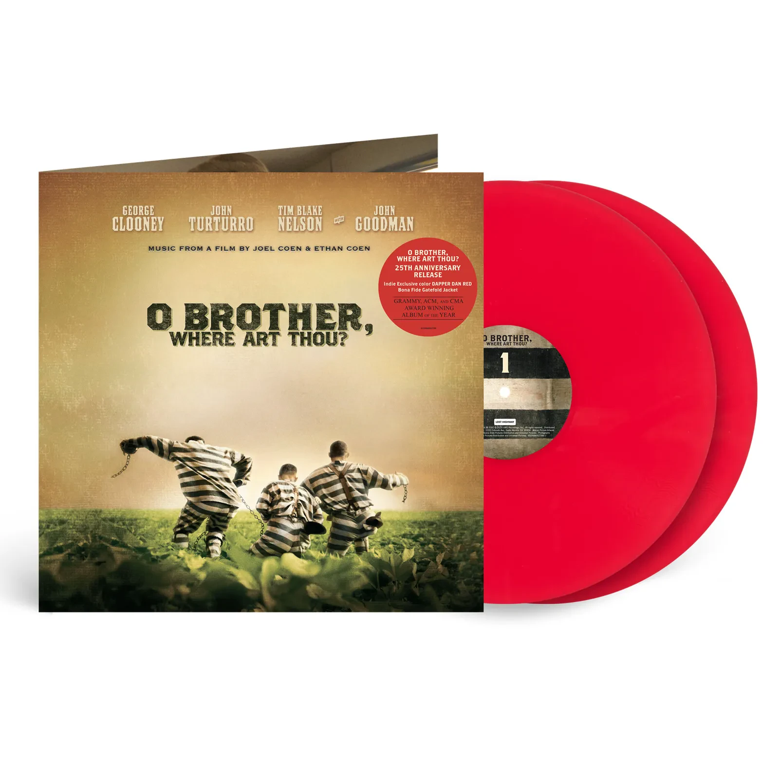 O Brother, Where Art Thou? 25th Anniversary Soundtrack[Indie-Exclusive Red Vinyl