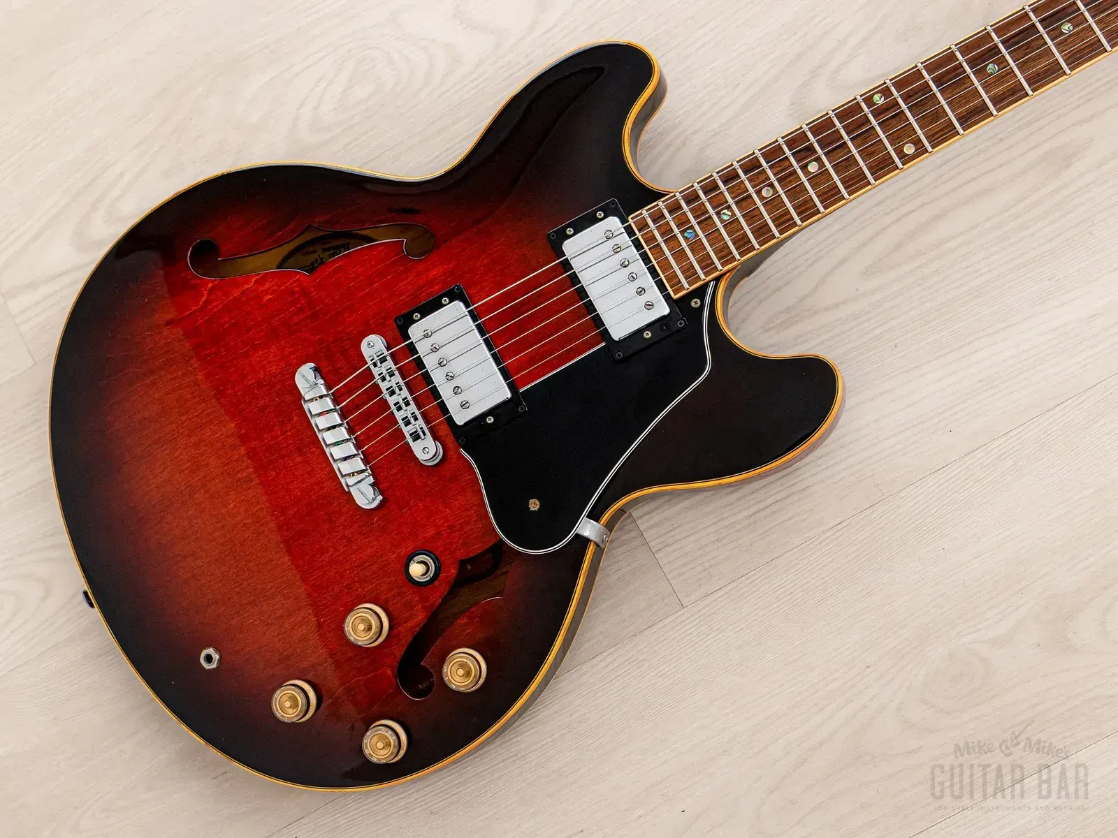 1982 Ibanez LR10 Lee Ritenour Artist Antique Violin Sunburst w/ Case