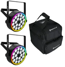 Прожектор CHAUVET DJ FXPAR 6 RGBW LED DMX (набор, 2 шт.) с сумкой RLB40