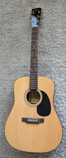 Recording King Solid Dreadnought Aged Adirondack Spruce and Mahogany B-stock