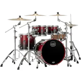 Mapex Saturn Fusion 4-Piece Shell Pack With 20" Bass Drum Scarlet Fade