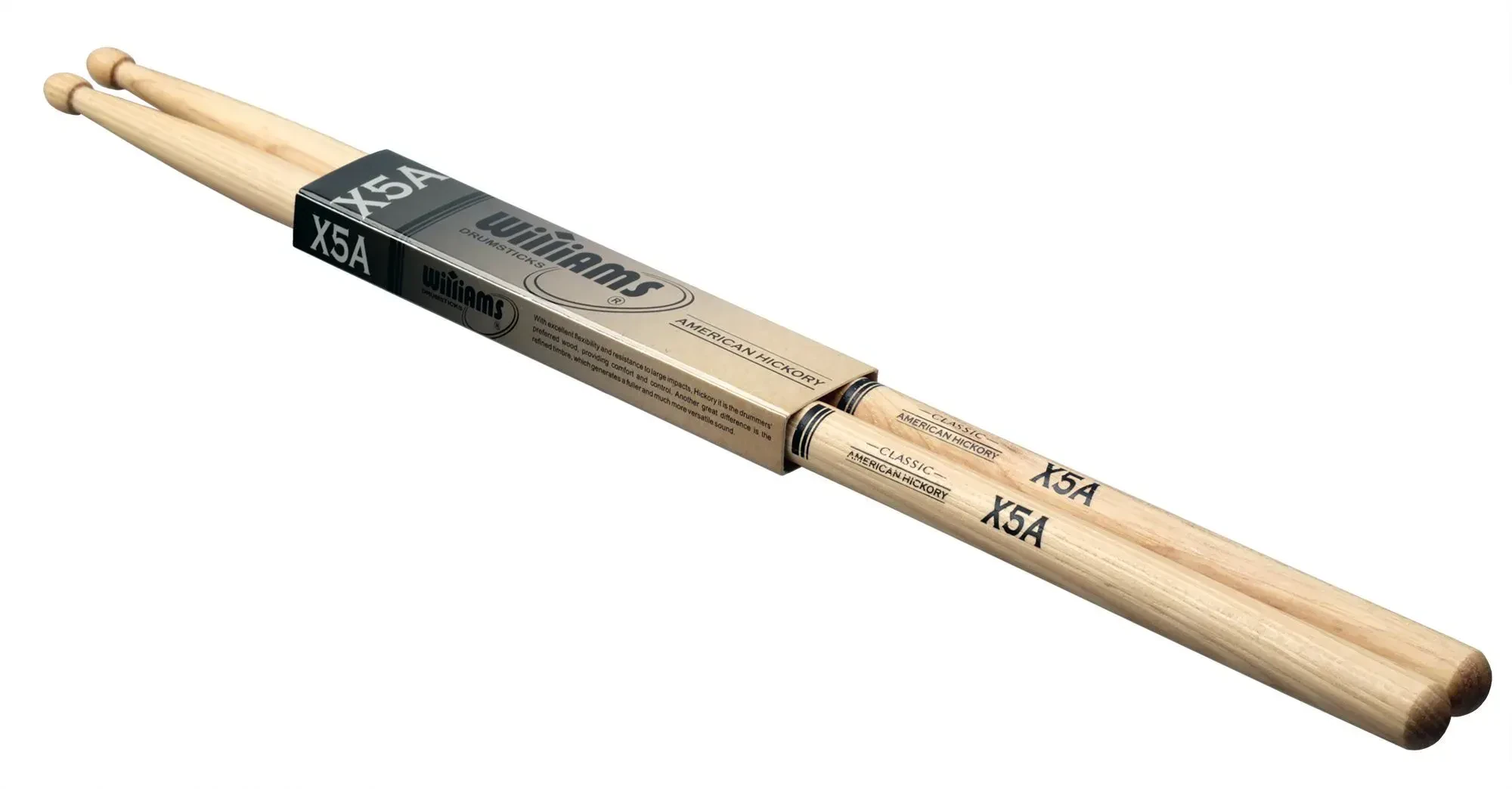 Барабанные палочки Williams DS-WCL-X5A Classic Series American Hickory