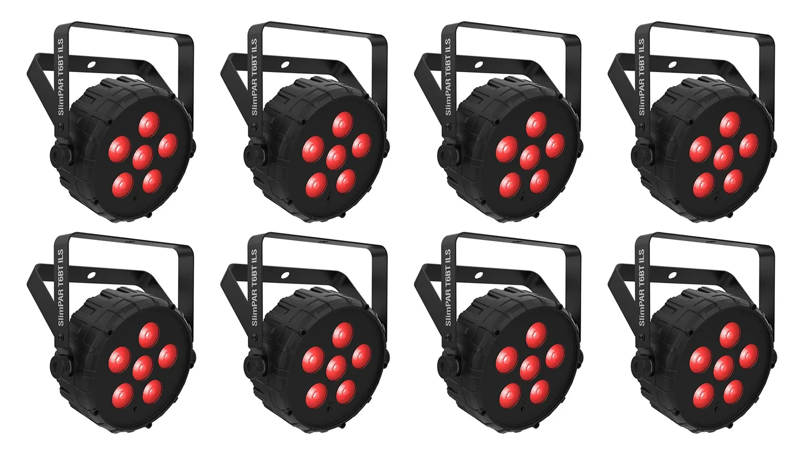 Прибор смены цвета Chauvet DJ SLIMPAR T6 BT ILS D-Fi USB DMX RGB LED (8 штук)