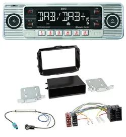 Dietz Bluetooth MP3 DAB USB Autoradio für Alfa Giulietta ab 2013 ISO piano-schwa