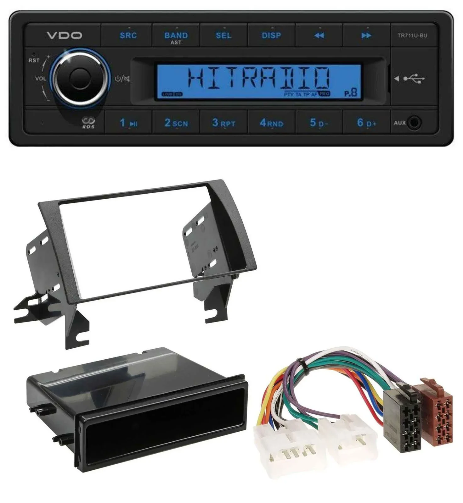 VDO AUX 1DIN MP3 USB Autoradio für Toyota Camry (2002-2006)