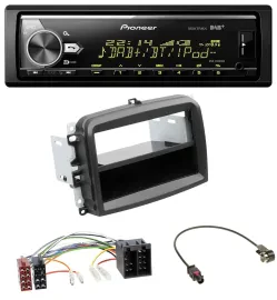 Автомагнитола Pioneer Bluetooth USB DAB MP3 для Fiat 500L (с ISO, с 2012)