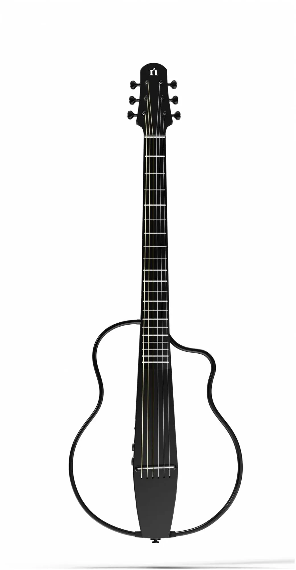 NATASHA NBSG Steel Black - Гитара электроакустическая сайлент смарт