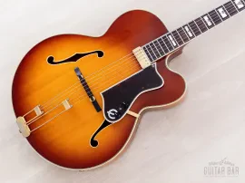 1991 Epiphone Emperor Regent Archtop Electric Guitar w/ Case, Japan Terada