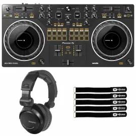 Pioneer DDJ-REV1 Scratch Style 2-Channel Serato DJ Controller w Headphones