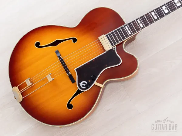 1991 Epiphone Emperor Regent Archtop Electric Guitar w/ Case, Japan Terada