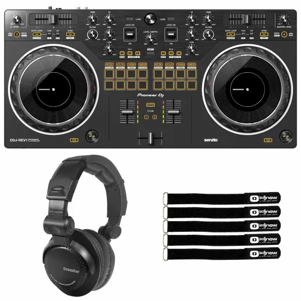 DJ-контроллер с джогом Pioneer DDJ-REV1 Black