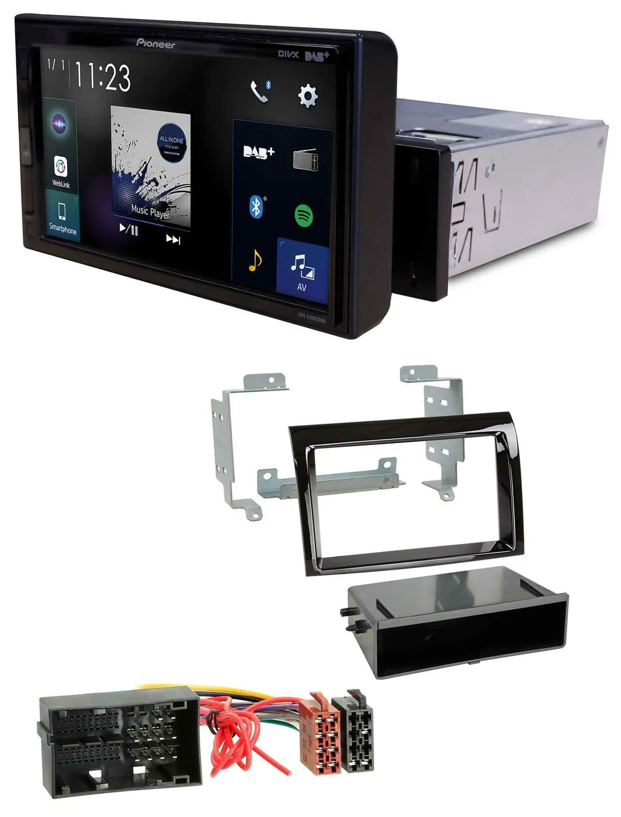 Pioneer DAB MP3 Bluetooth USB Autoradio für Citroen Jumper Fiat Ducato 14-21 pia