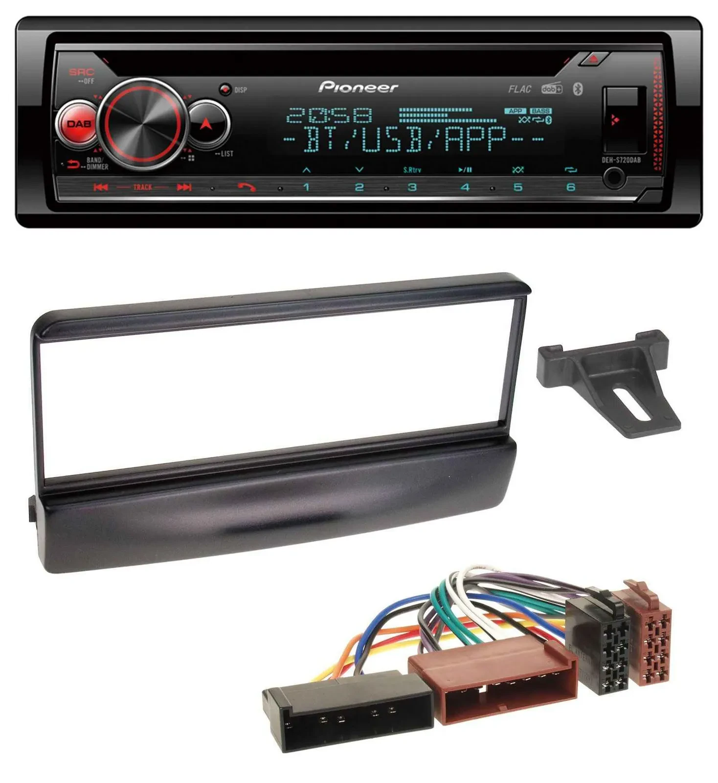 Pioneer MP3 DAB CD Bluetooth USB Autoradio für Ford Mondeo 96-02 Puma ab 97 Tran