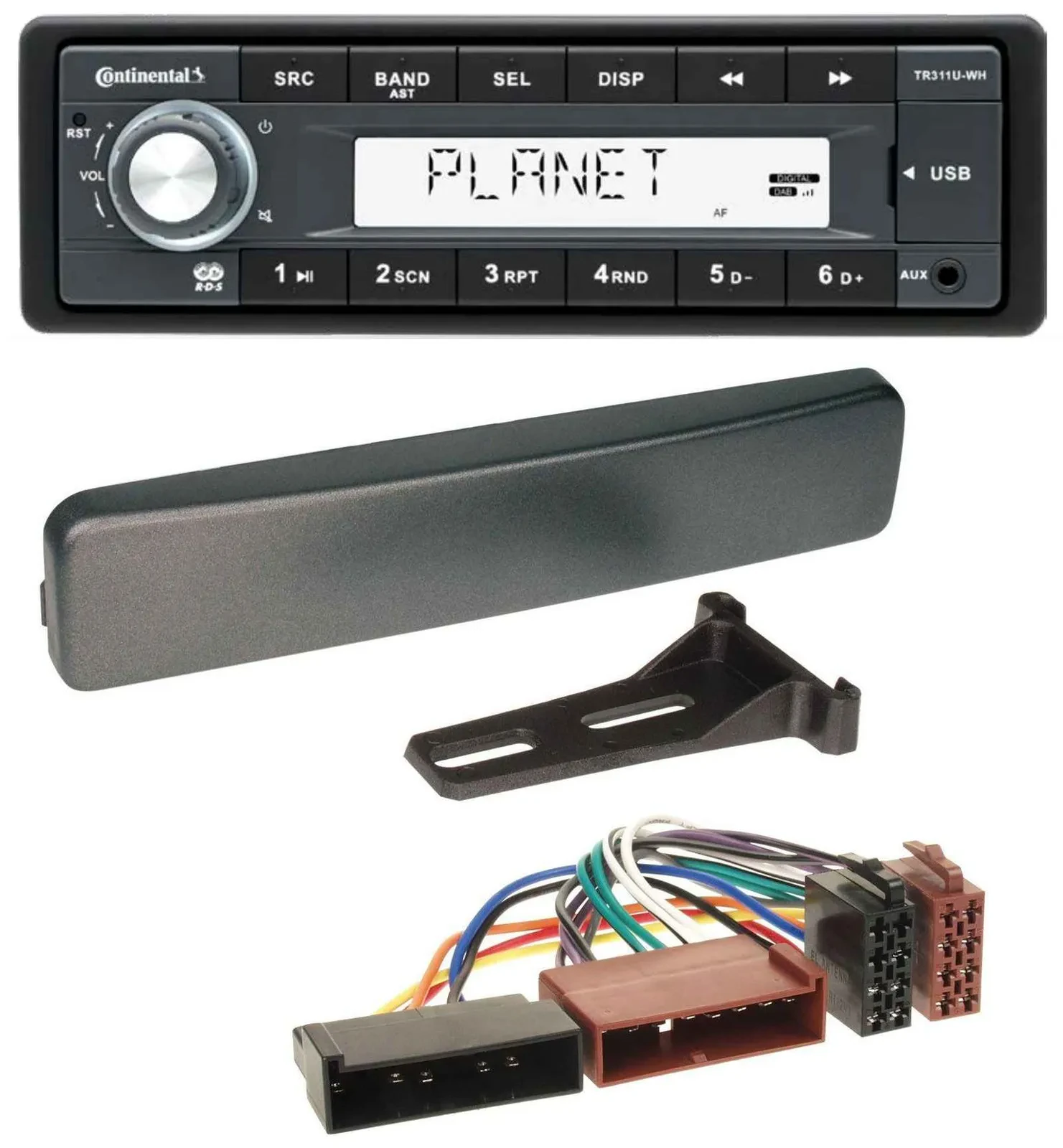 Автомагнитола для Ford Continental 1 DIN USB MP3 AUX