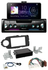 Автомагнитола для Toyota Yaris (2011–2014) Pioneer USB MP3 Bluetooth DAB черная