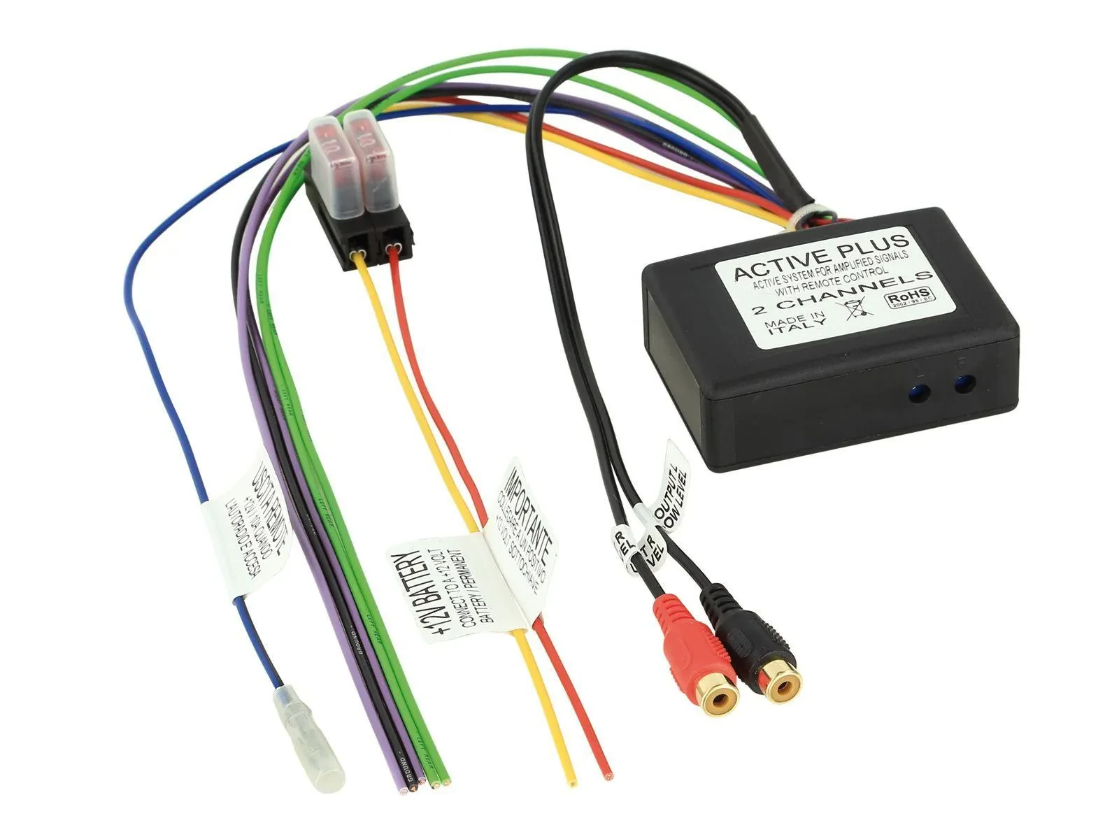 Адаптер питания для авто ACV Aktivsystemadapter universal 2-канальный, 10A