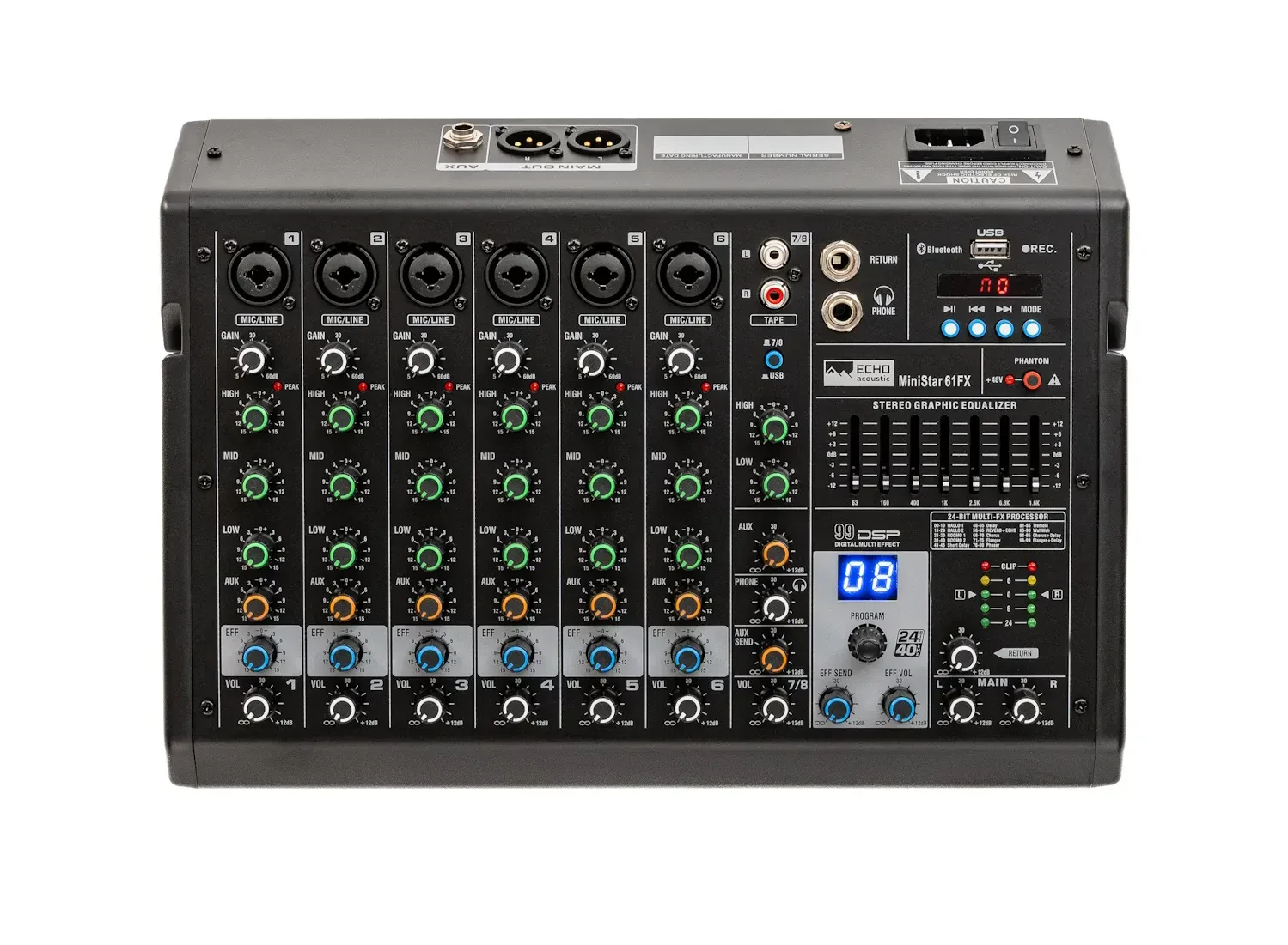 Синтезатор Echo Acoustic MiniStar 61FX 61-Key