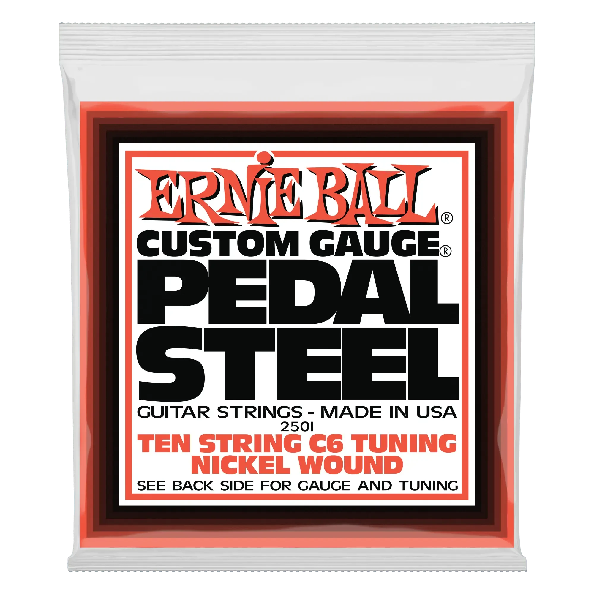 Струны для слайд-гитары Ernie Ball 2501 Nickel Wound 10-String C6 Tuning 12-66