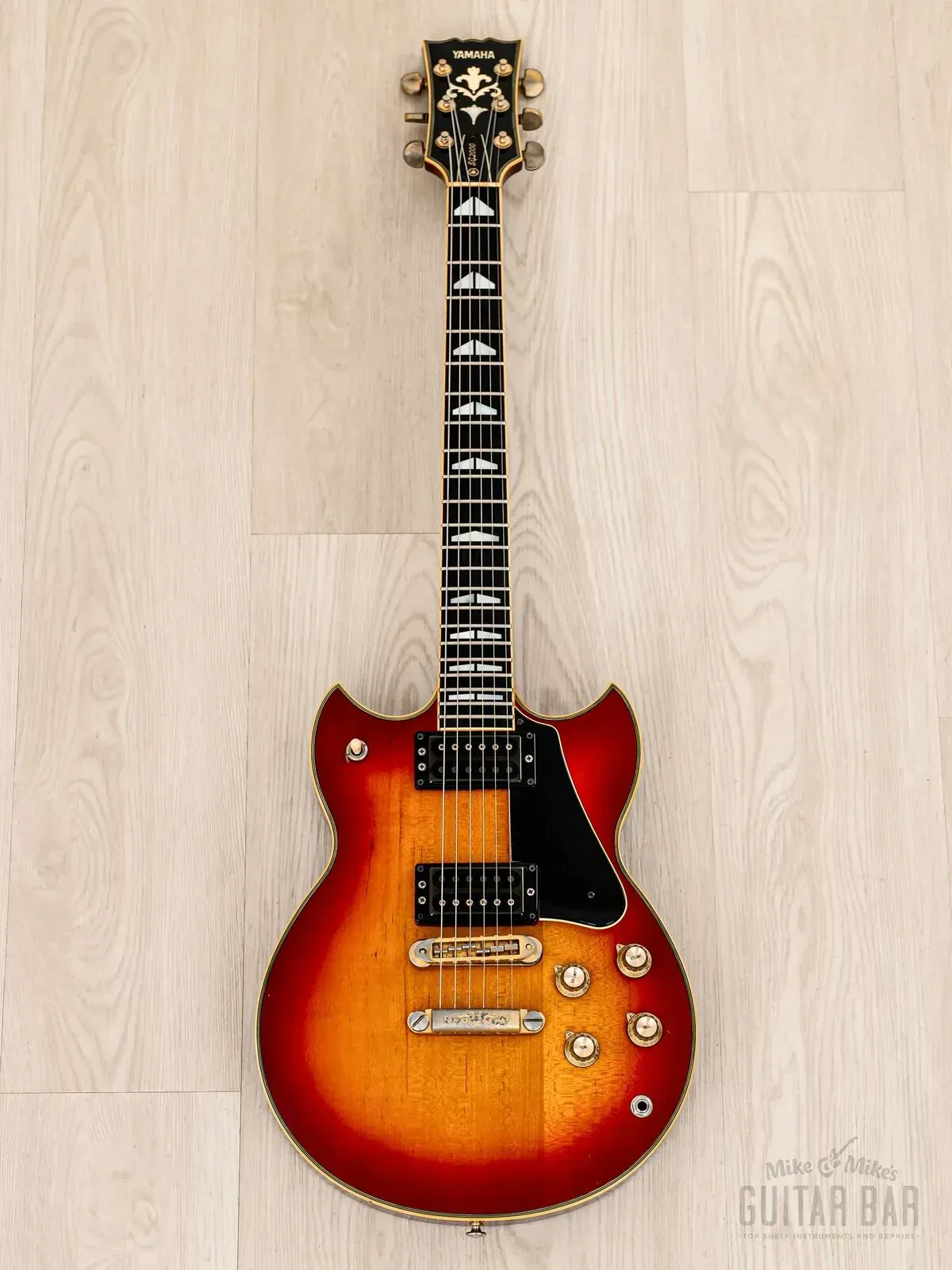 Электрогитара Yamaha SG2000 HH Cherry Sunburst w/case Japan 1976