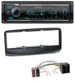Kenwood Bluetooth MP3 DAB USB Autoradio für Fiat Multipla 186 Facelift 2006-2010