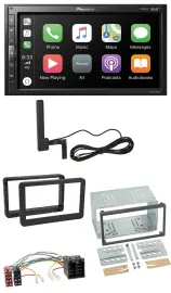 Pioneer USB 2DIN Bluetooth DAB MP3 Autoradio für Alfa Romeo 159 Spider Brera ab