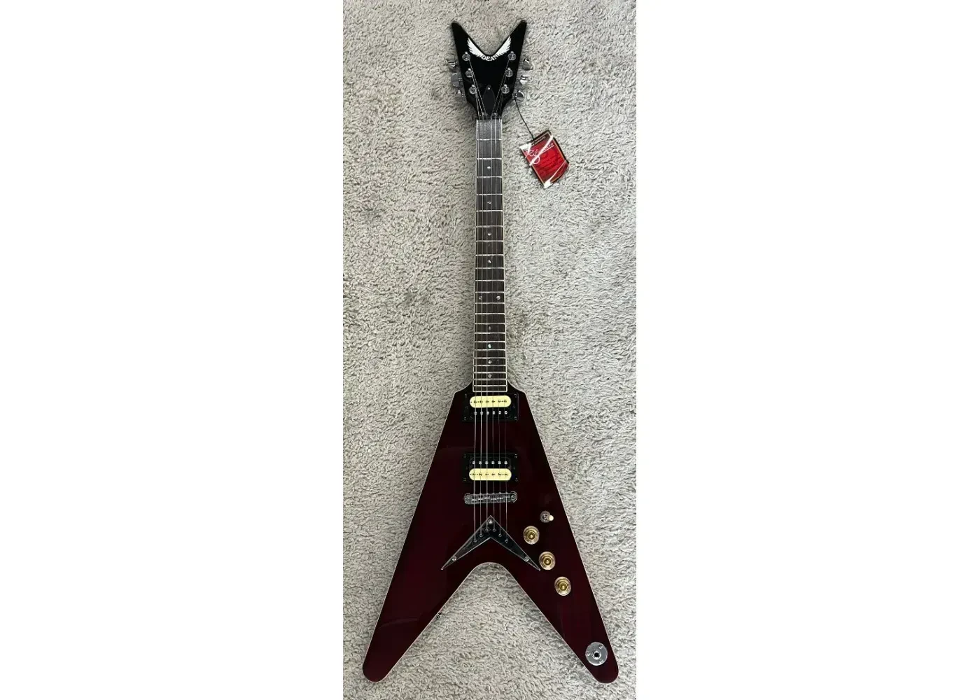 Dean V 79 Electric Guitar, Transparent Cherry , Right handed , V 79  TCH