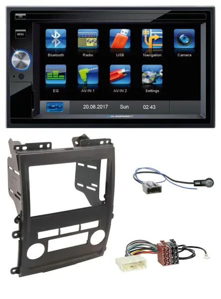 Blaupunkt SD Bluetooth 2DIN MP3 USB AUX Autoradio für Nissan Xterra 2009-2011